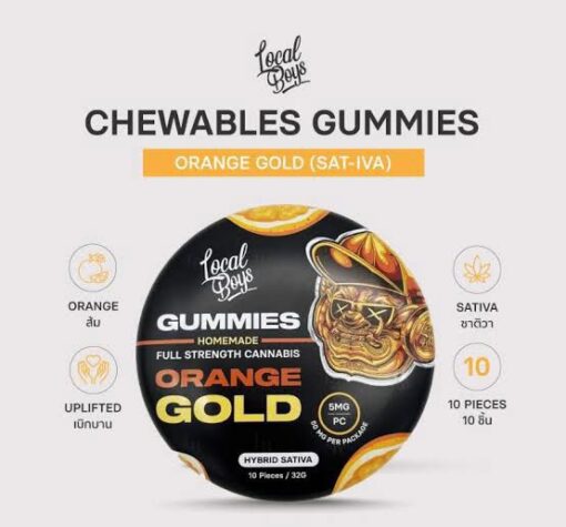 THC Gummies - orange gold